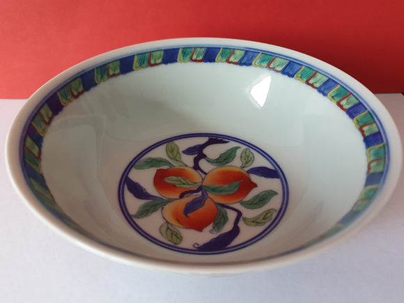 Chinese Dragon and Peach Decorated Bowl