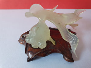 Chinese Carved Jade Kol Fish