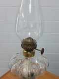 Antique USA Green Glass Lamp