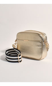 Bianca Web Pocket Camera Bag - Gold