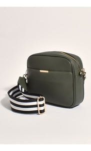 Bianca Web Pocket Camera Bag - Khaki