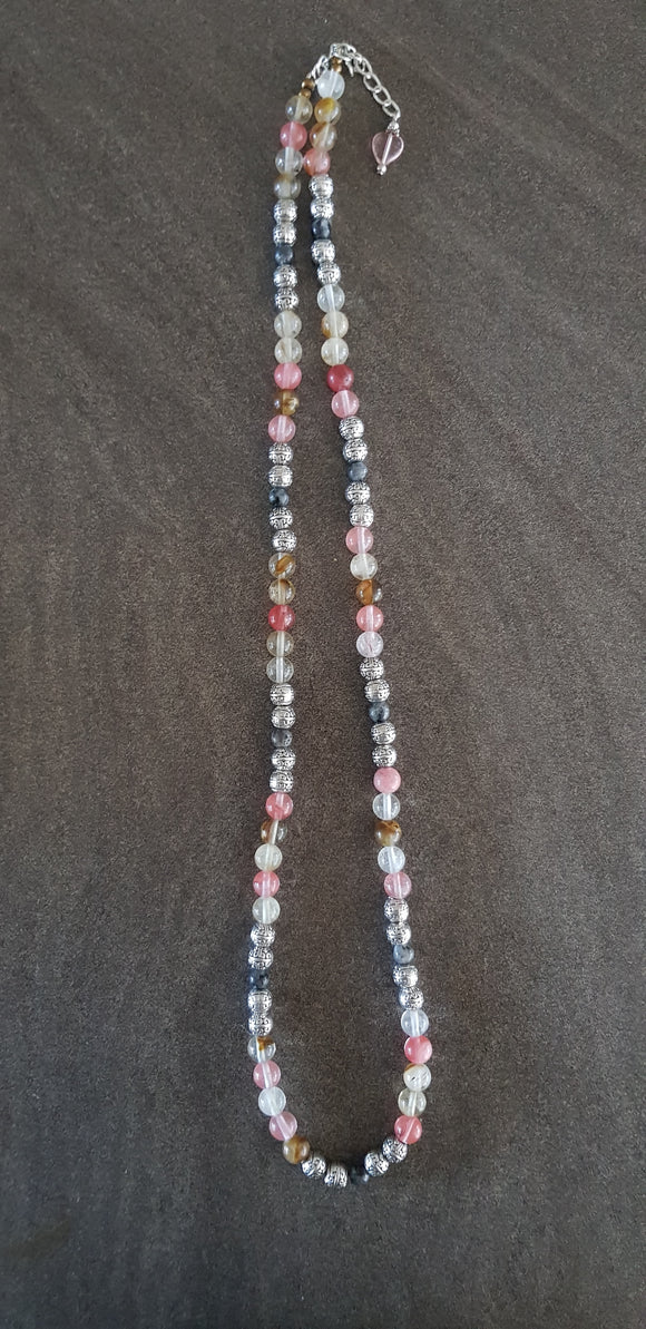 Cherry Quartz Necklace