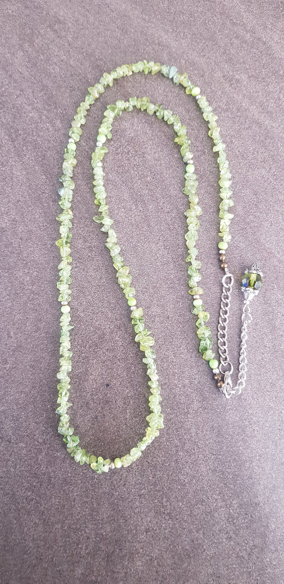 Light Green Peridot Necklace