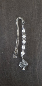 White Cultured Pearl Bookmark
