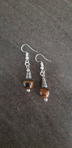 Tigers Eye Earrings