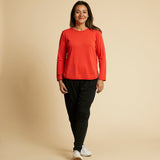 Merino Relaxed Fit Crew Neck Top