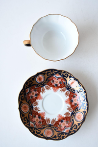 Japanese Arita Yaki - Kisen tea cup and saucer,